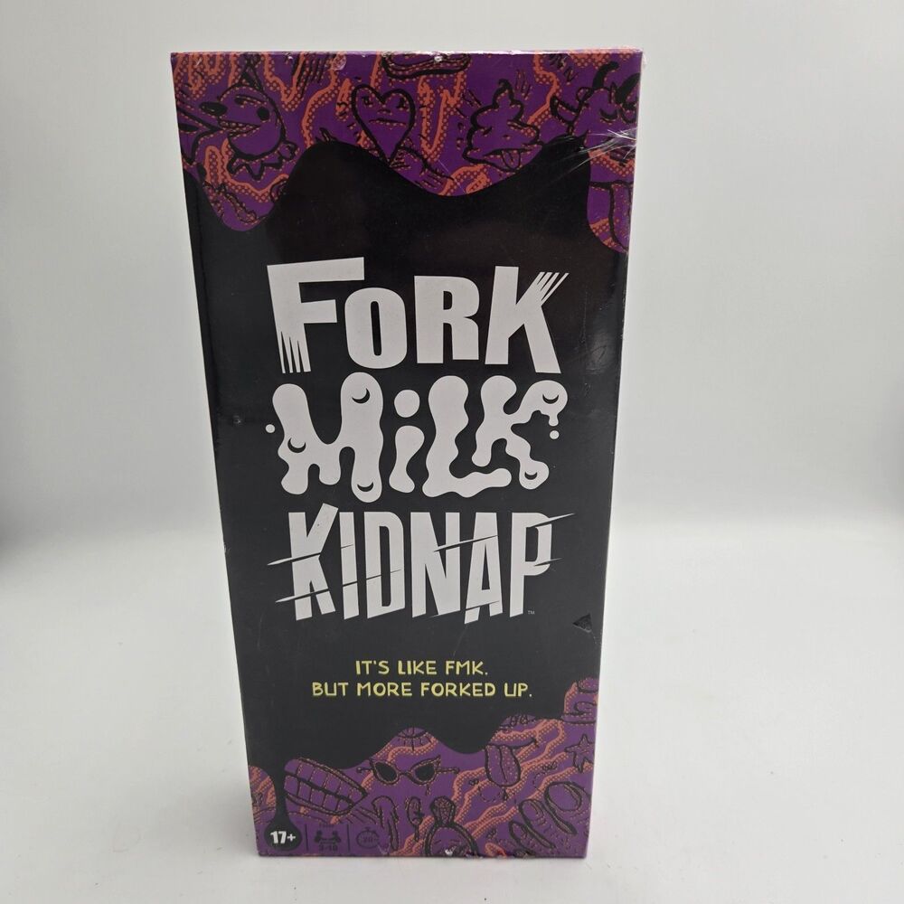 Hasbro Gaming Fork Milk Kidnap Game for Adults Only, Adult Party Game Night Fun